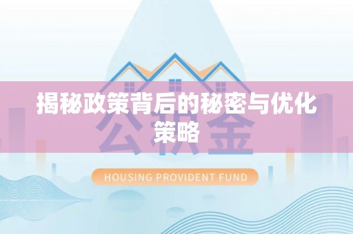澄江揭秘政策背后的秘密与优化策略