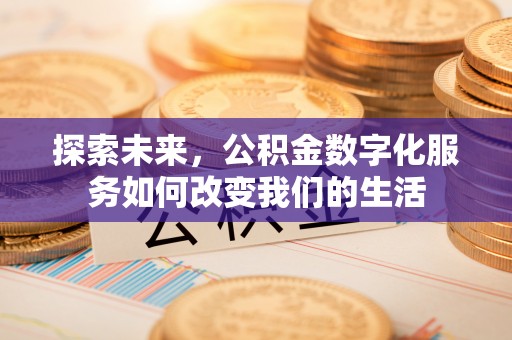 澄江探索未来，公积金数字化服务如何改变我们的生活