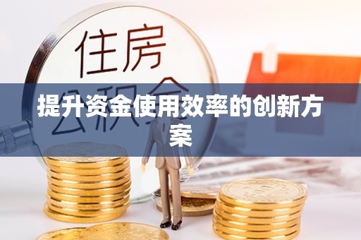 澄江提升资金使用效率的创新方案