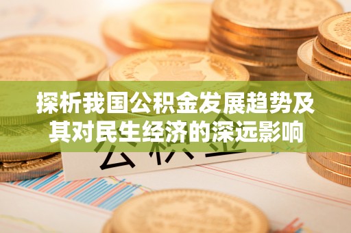 澄江探析我国公积金发展趋势及其对民生经济的深远影响