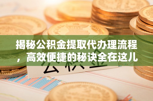 澄江揭秘公积金提取代办理流程，高效便捷的秘诀全在这儿