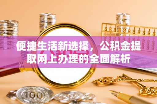 澄江便捷生活新选择，公积金提取网上办理的全面解析