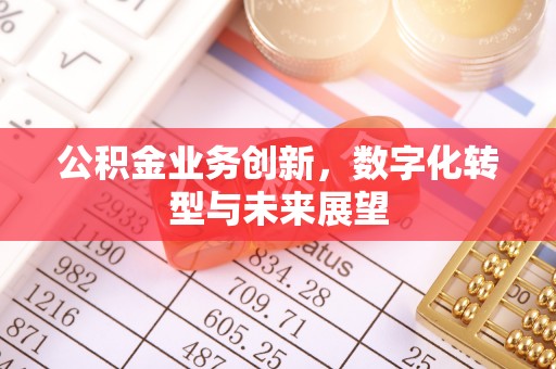 澄江公积金业务创新，数字化转型与未来展望