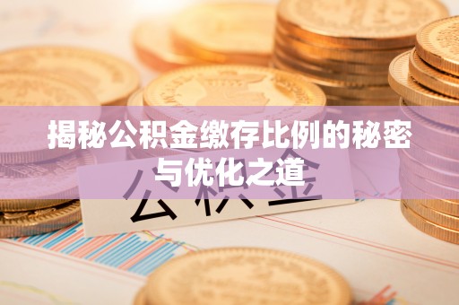澄江揭秘公积金缴存比例的秘密与优化之道