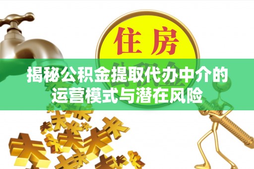 澄江揭秘公积金提取代办中介的运营模式与潜在风险