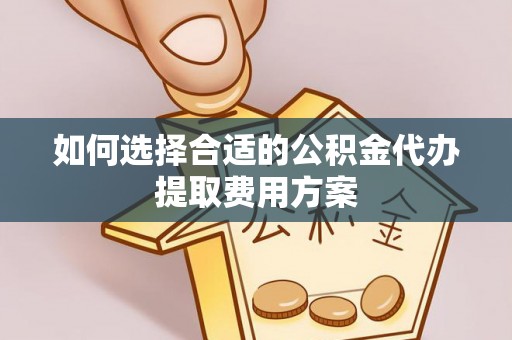 澄江如何选择合适的公积金代办提取费用方案