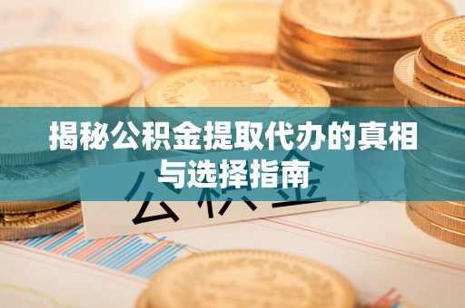 澄江揭秘公积金提取代办的真相与选择指南