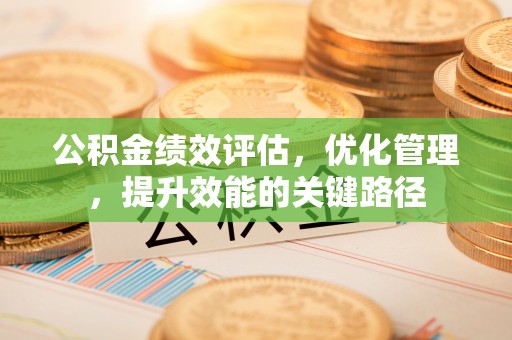 澄江公积金绩效评估，优化管理，提升效能的关键路径