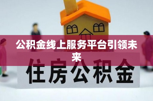 澄江公积金线上服务平台引领未来