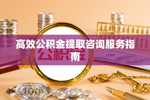 澄江高效公积金提取咨询服务指南