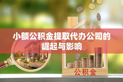 澄江小额公积金提取代办公司的崛起与影响